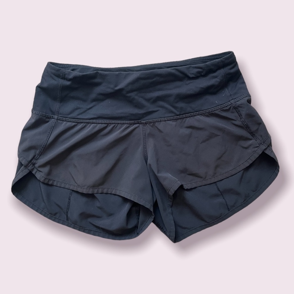 Lululemon speed up black shorts